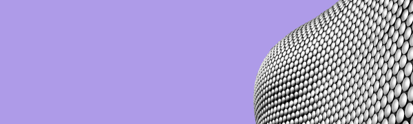 Curved modern building facade, representing Retail sector.