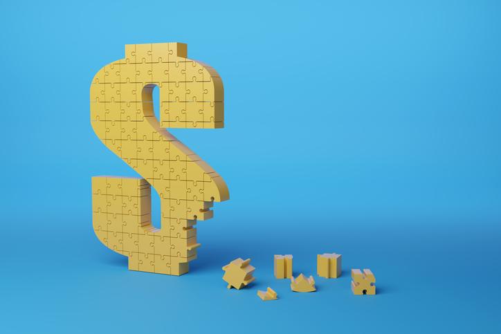 Dollar jigsaw